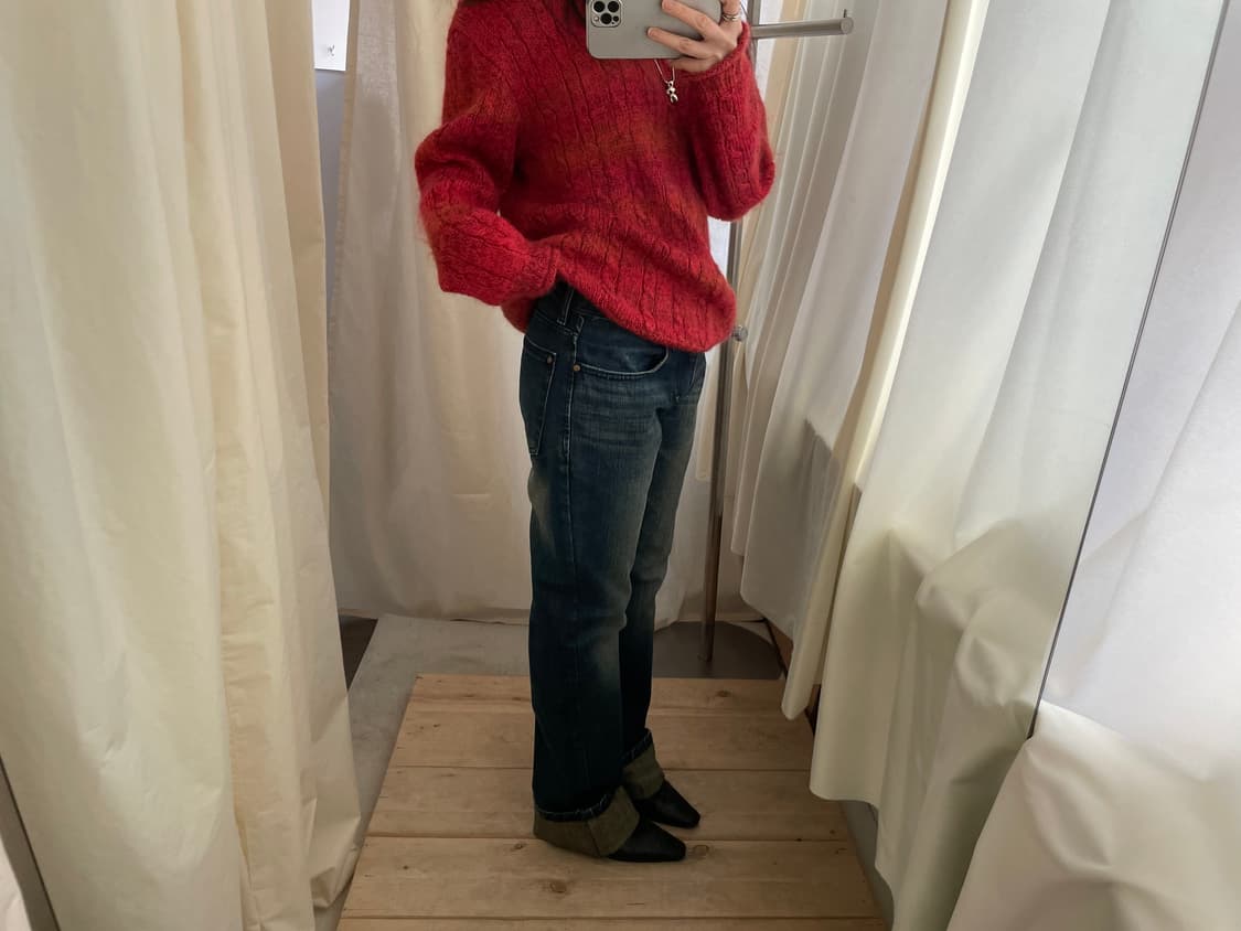 vintage low rise boots cut denim 상품이미지7