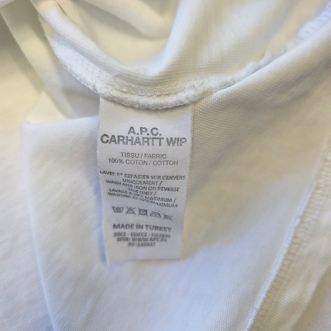 [XL]칼하트X아페쎄 반팔 상품이미지5