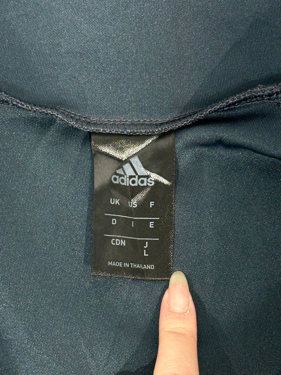 아디다스 네이비 화이트 삼선 트랙탑 져지 L 상품이미지7