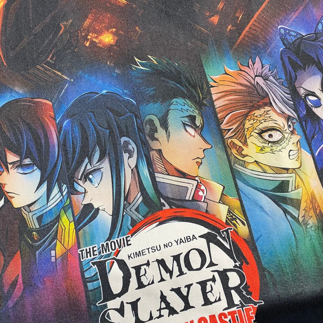 귀멸의칼날 무한성 오피셜 애니메이션 티셔츠 상품이미지7