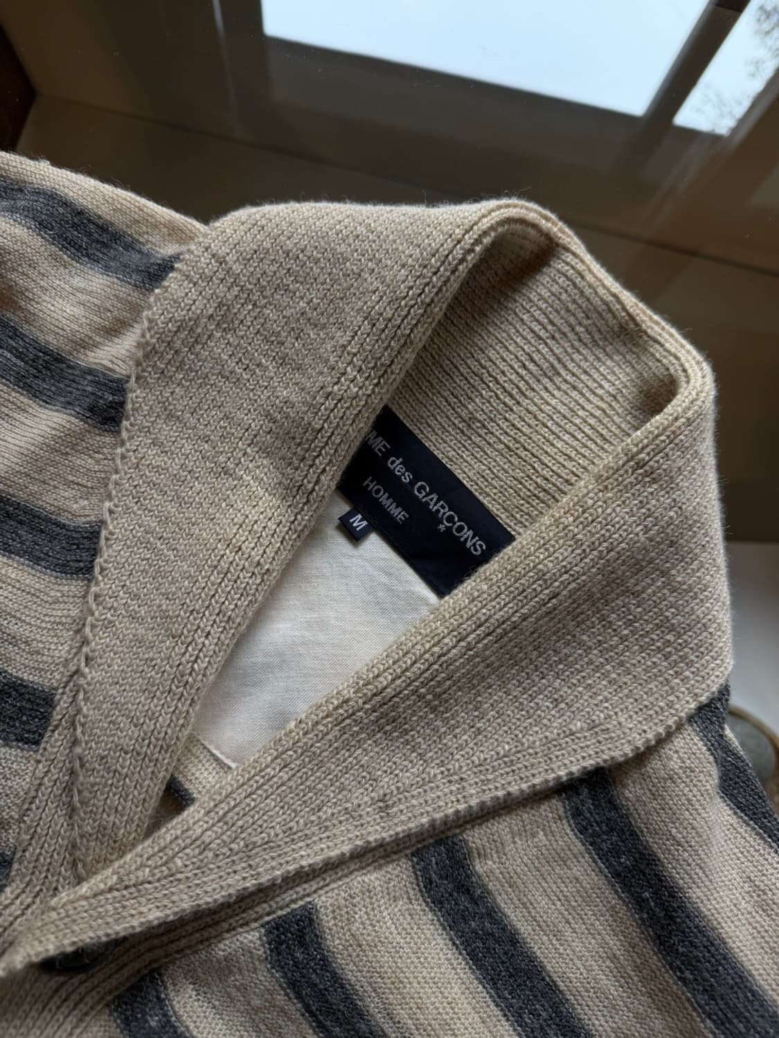 꼼데가르송 숄칼라 가디건 100 상품이미지3
