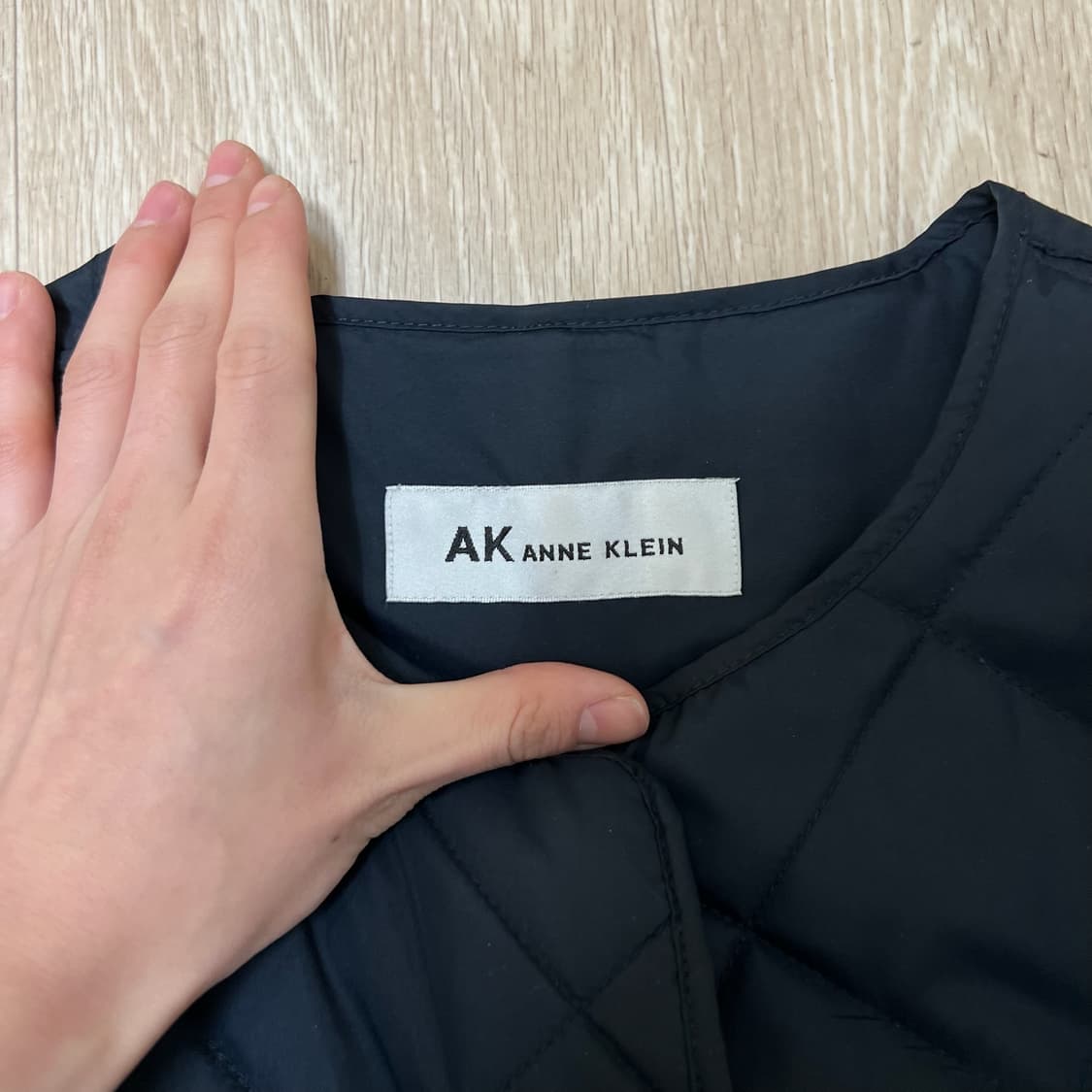 앤클라인 여성 퀼티드 롱 퀼팅자켓 코트 L/100  상품이미지4