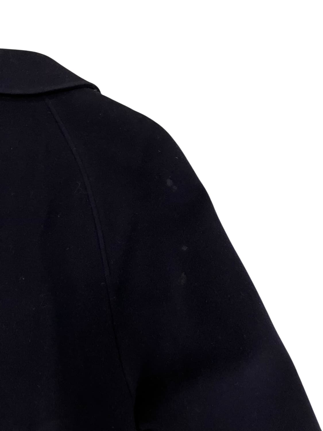 버버리 네이비 울혼방 코트 L 상품이미지3