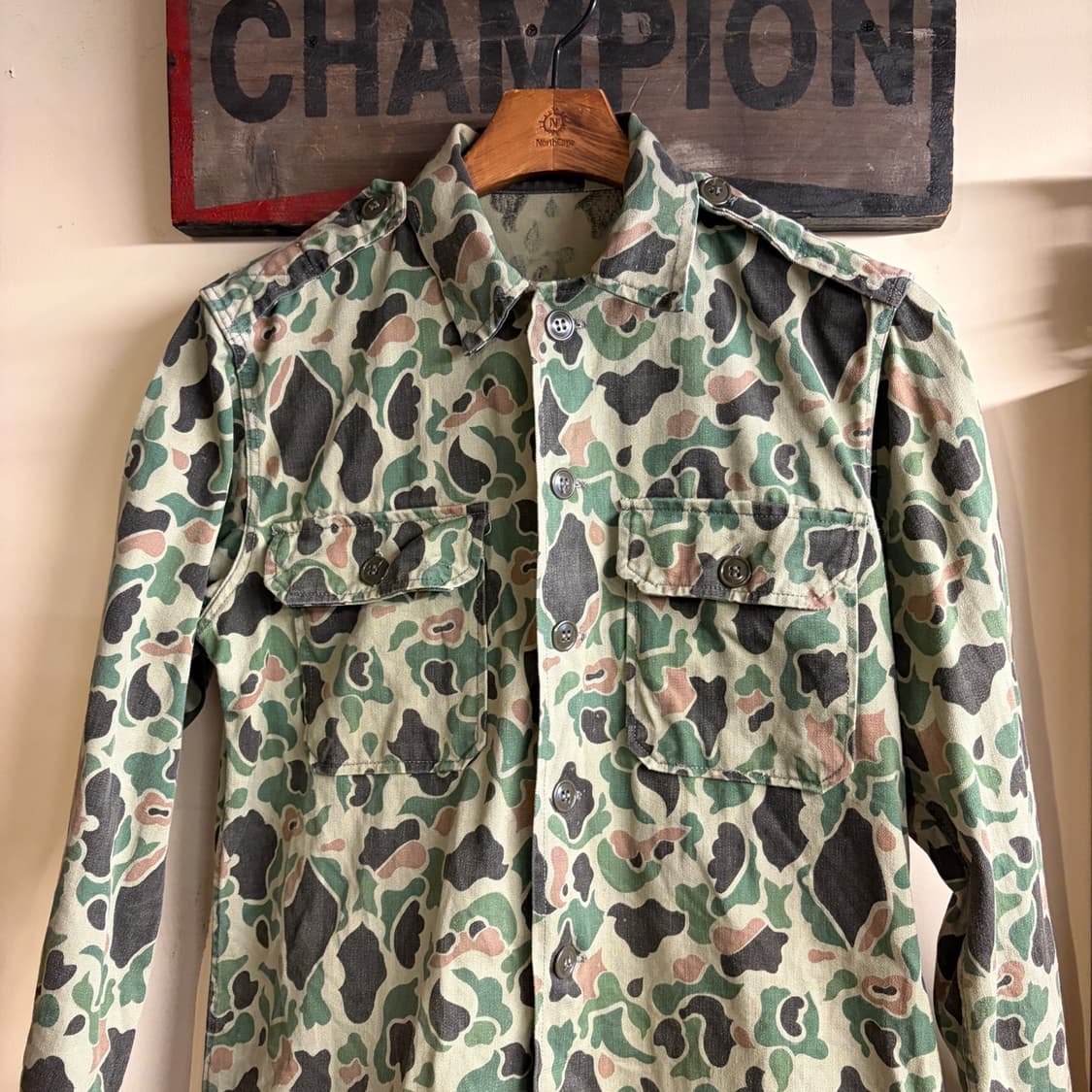 60s ROK DUCK HUNTER CAMO SHIRT 95-100 상품이미지2