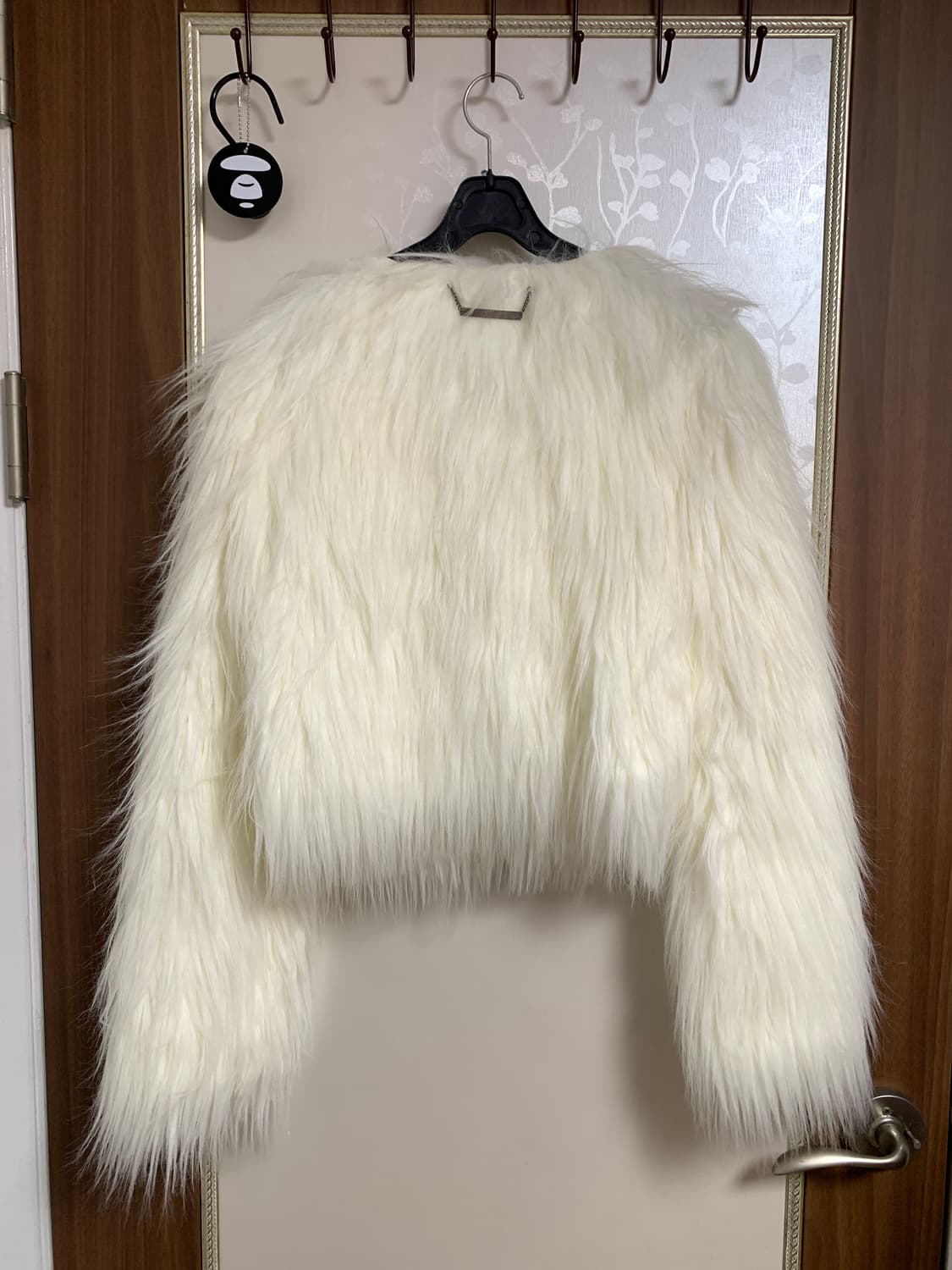 보헤미안서울 퍼 자켓 화이트 상품이미지2