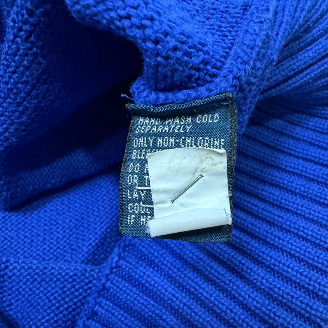 폴로 랄프로렌 블루 코튼 하프집업 니트  상품이미지4