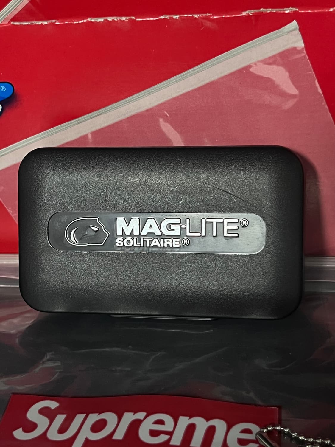 슈프림 x Maglite 맥라이트 솔리테어 키체인 키링 레드 상품이미지7