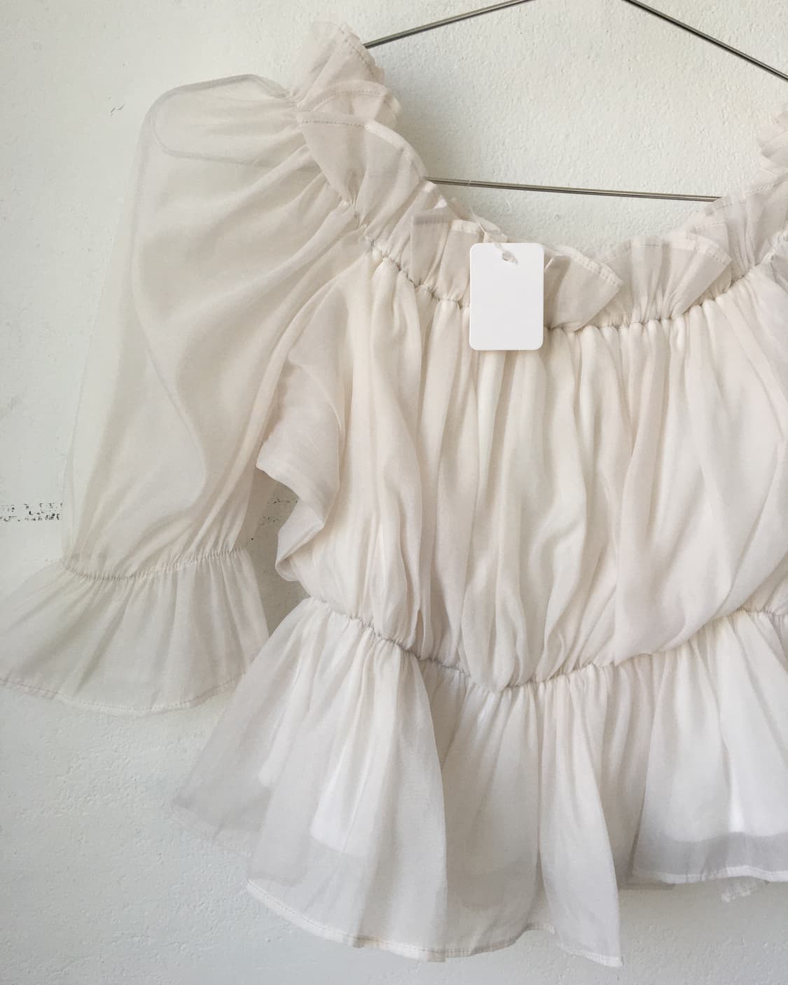 Shirring blouse top 상품이미지3