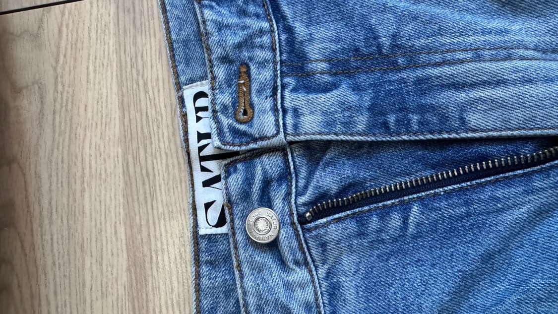 satur 와이드 핀턱 데님 상품이미지1