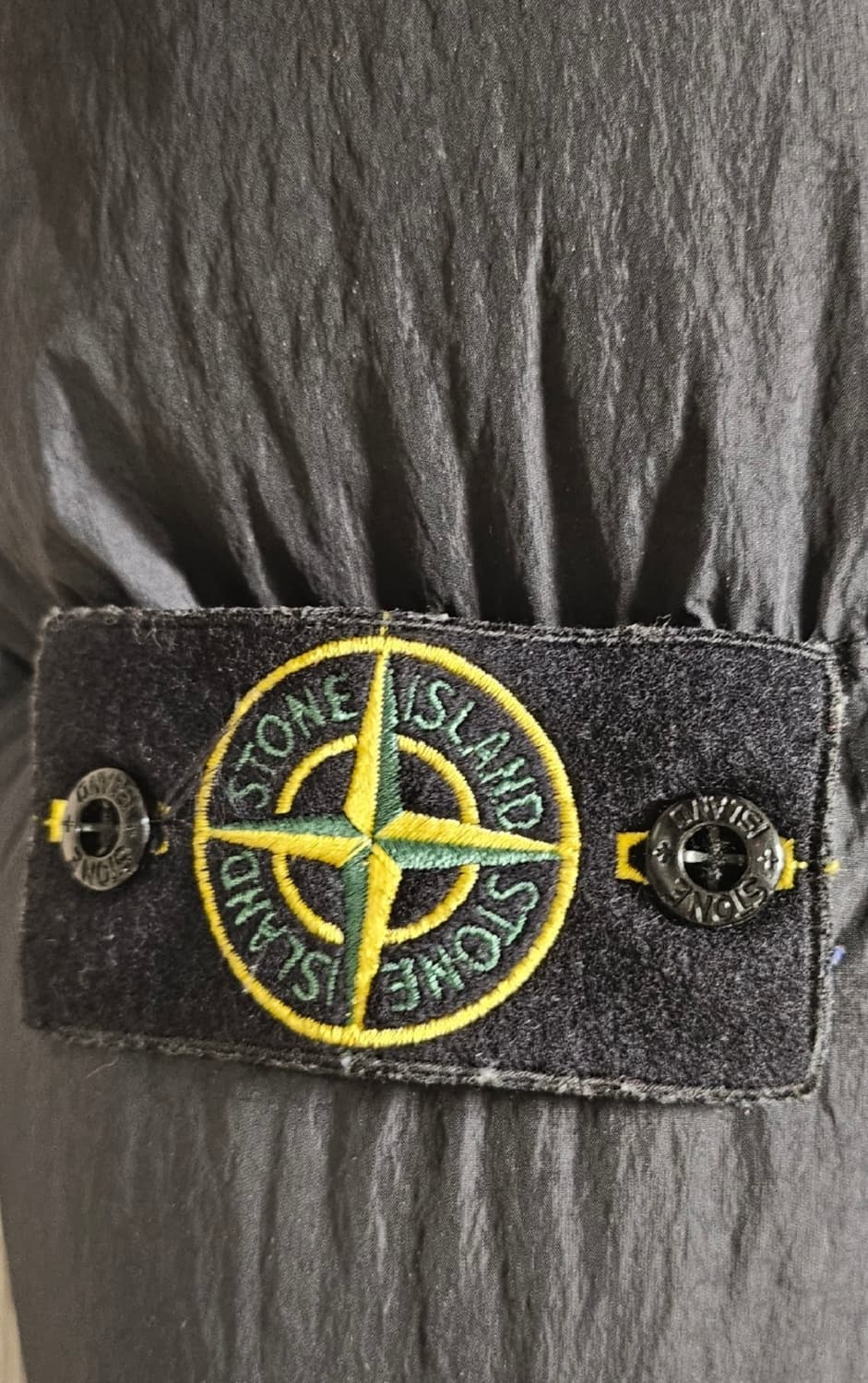 스톤아일랜드 24FW 가먼트다이 크링클랩스 롱패딩 L 블랙 상품이미지4