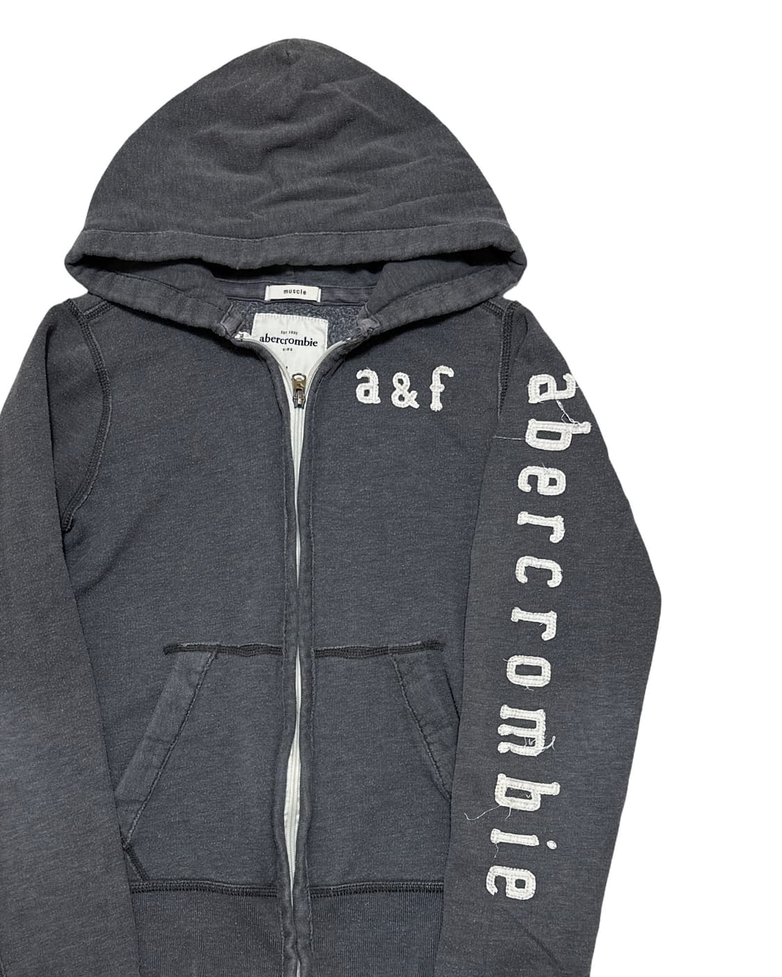 아베크롬비 스펠로고 후드집업 상품이미지2