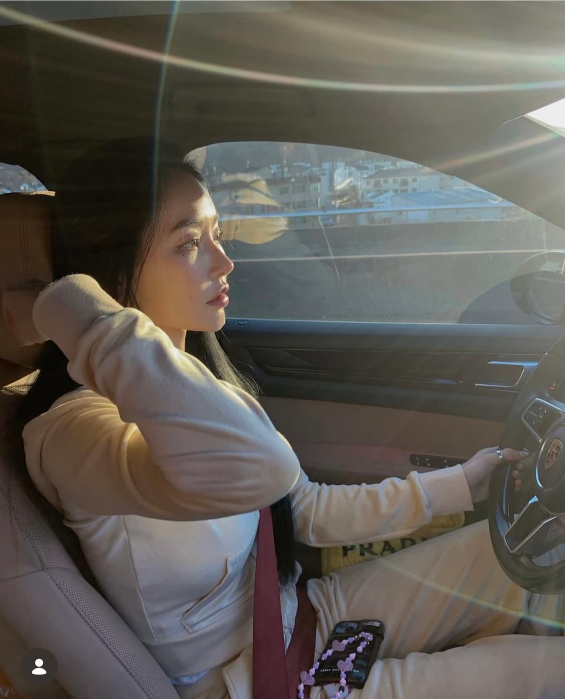 페일제이드 벨로아 y2k 벨벳 트레이닝 셋업 - 골드베이지 상품이미지5