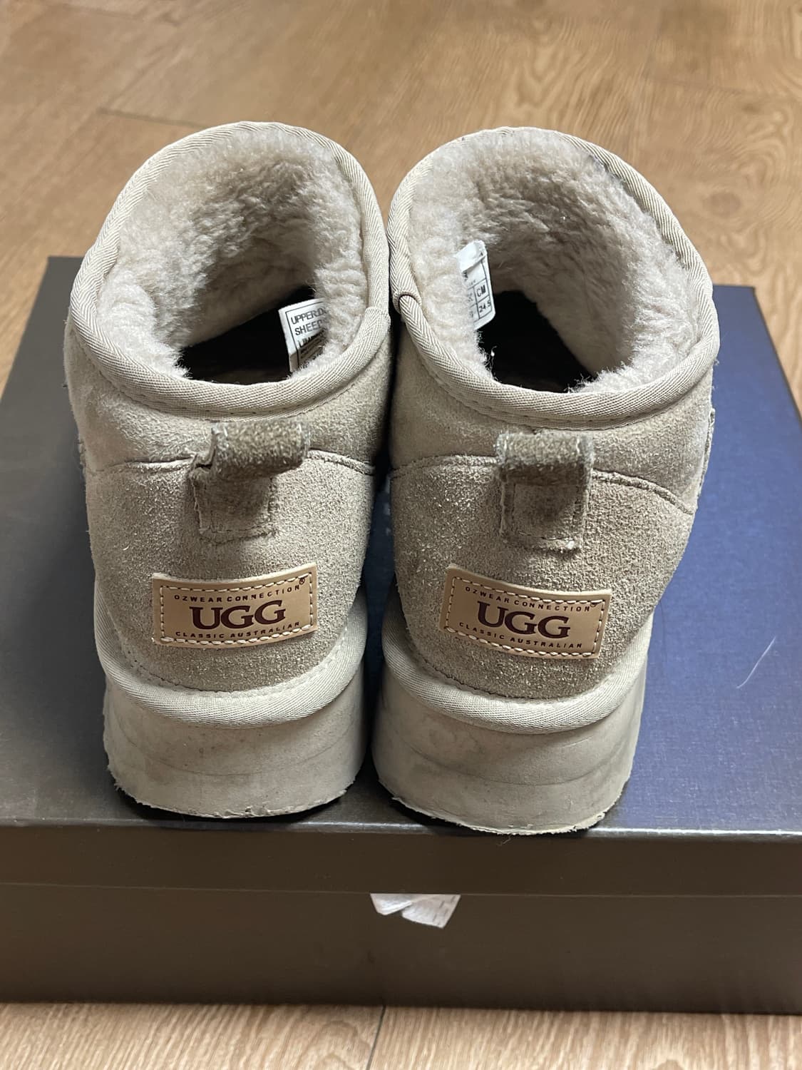 호주 UGG 어그 OB658P 베이지 플랫폼 굽 3.5cm 상품이미지5