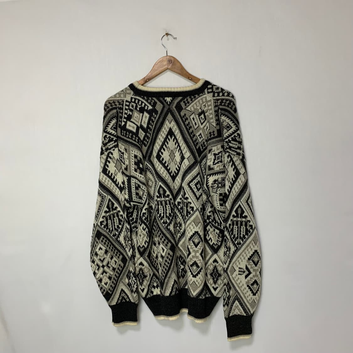 jpn 일본 빈티지 패턴 니트 스웨터 남녀공용 이태리 상품이미지4