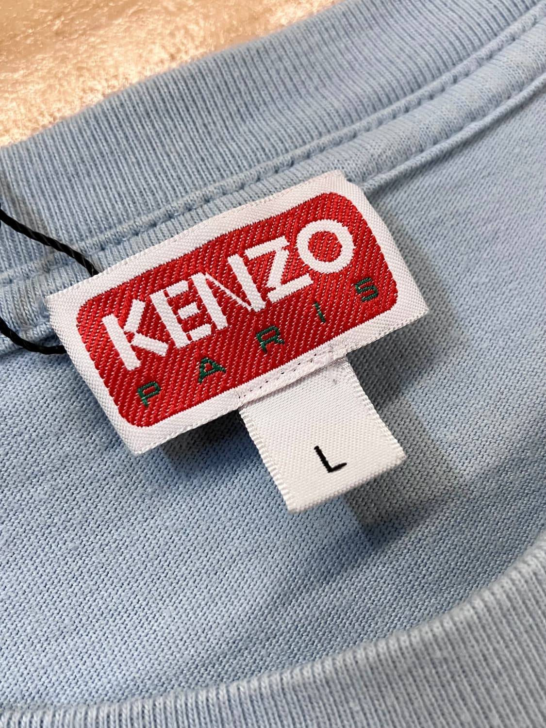 겐조 반팔 티셔츠 스카이블루 L #csz3202 상품이미지5