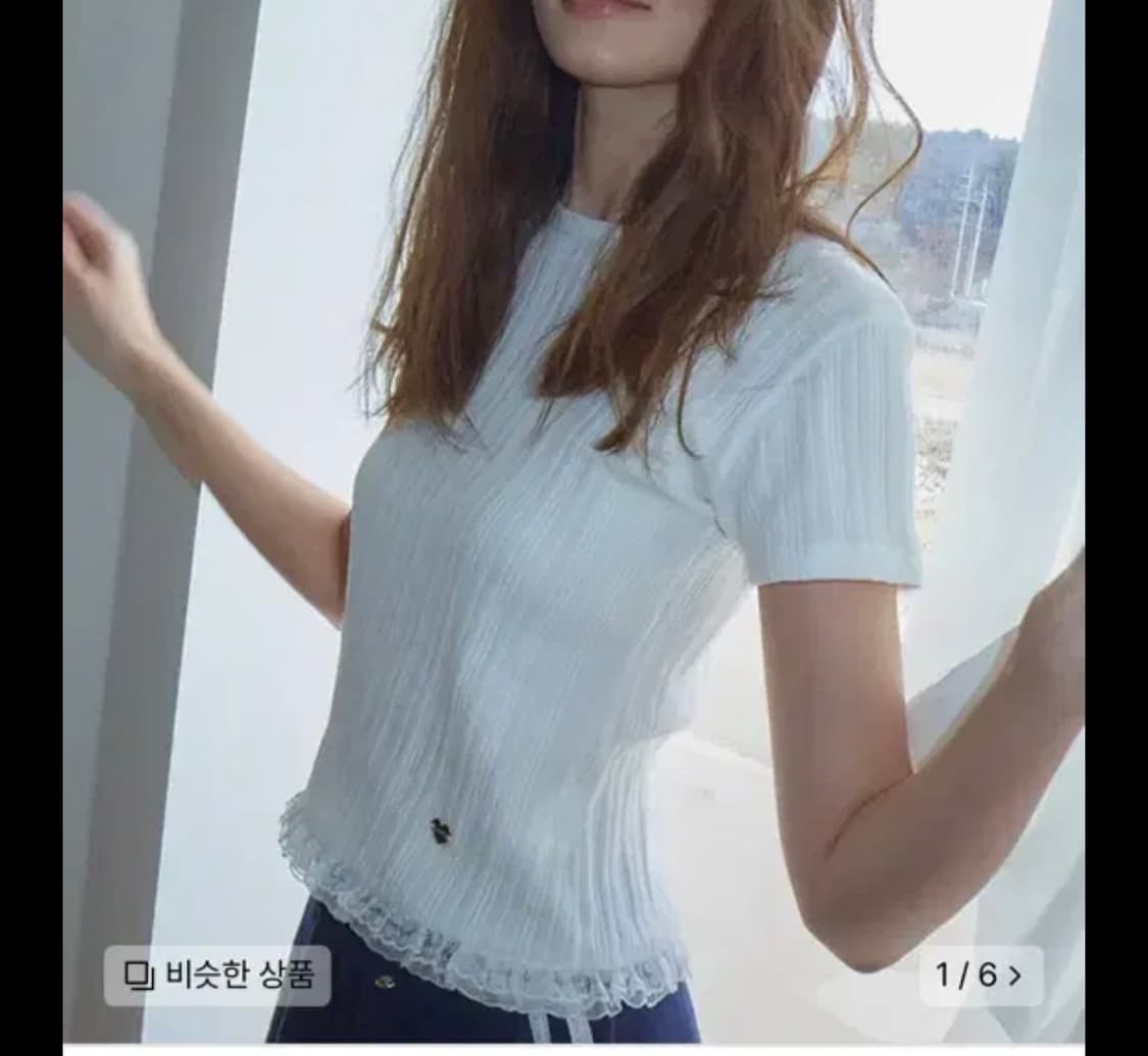 론론 레이스프릴반팔 상품이미지1