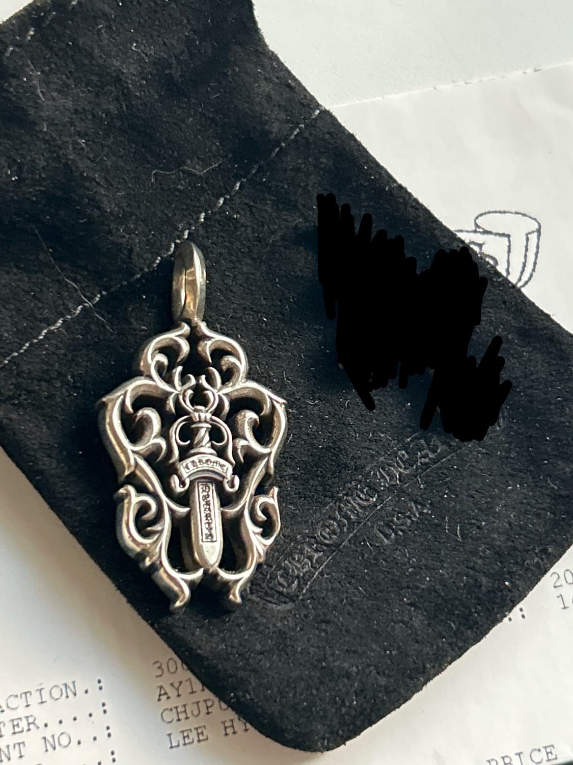 크롬하츠 바인대거 펜던트 도쿄매장판 상품이미지1