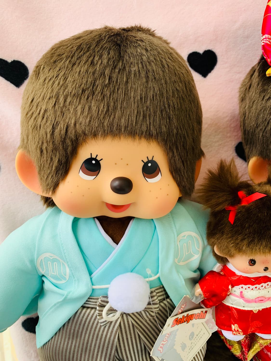 🎎고전 2종세트 몬치치L 기모노 남녀 상품이미지2