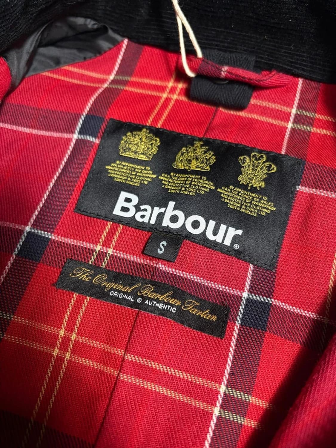 바버 Barbour 타탄 체크 안감 애쉬비 왁스 자켓 R1886 상품이미지6