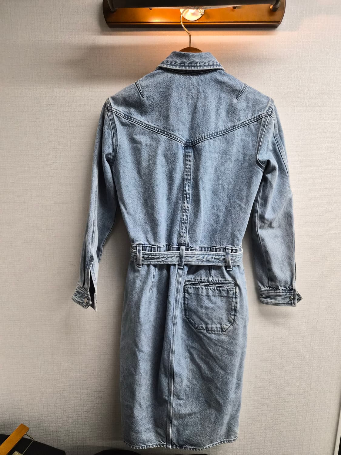 XS) rag & bone 라그앤본 데님 벨트 원피스 팝니다 상품이미지2