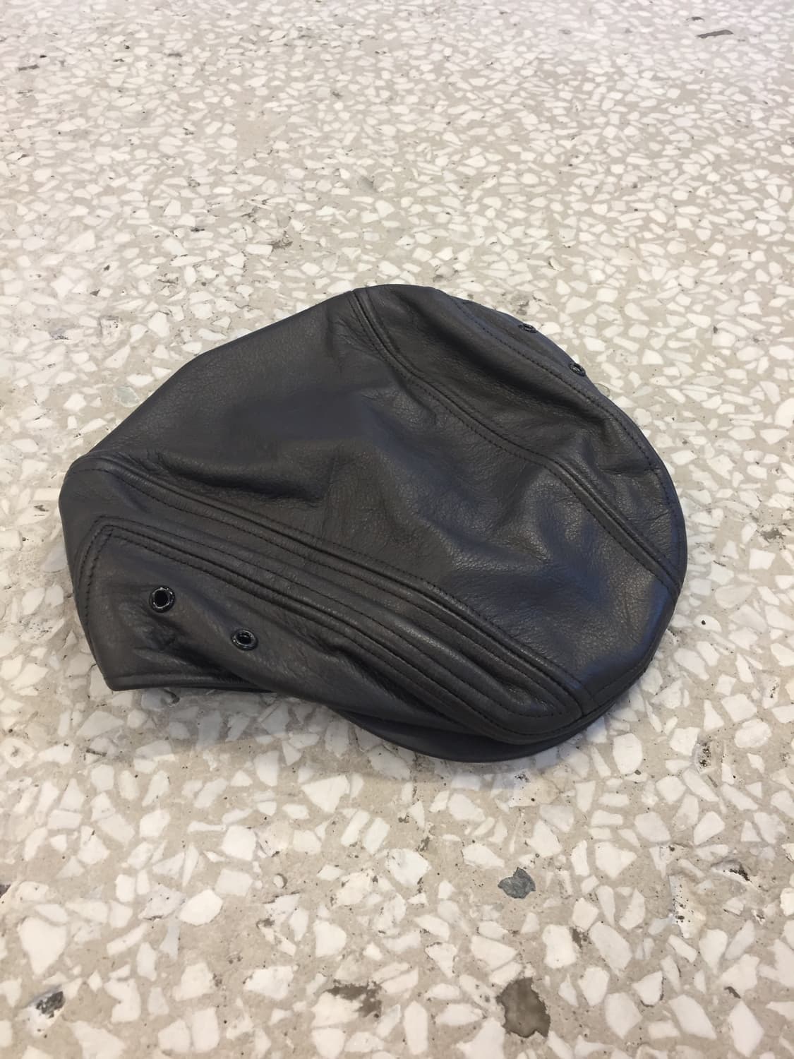 Vintage Leather Newsboy Cap 상품이미지1