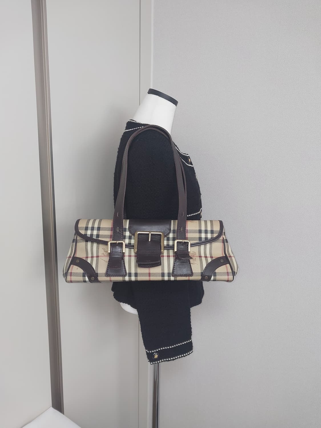 버버리 00's 바게트 숄더백 상품이미지3