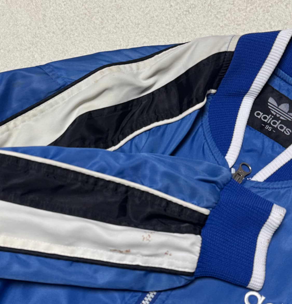 아디다스 올드스쿨 블루 바시티 윈드러너 자켓 상품이미지5