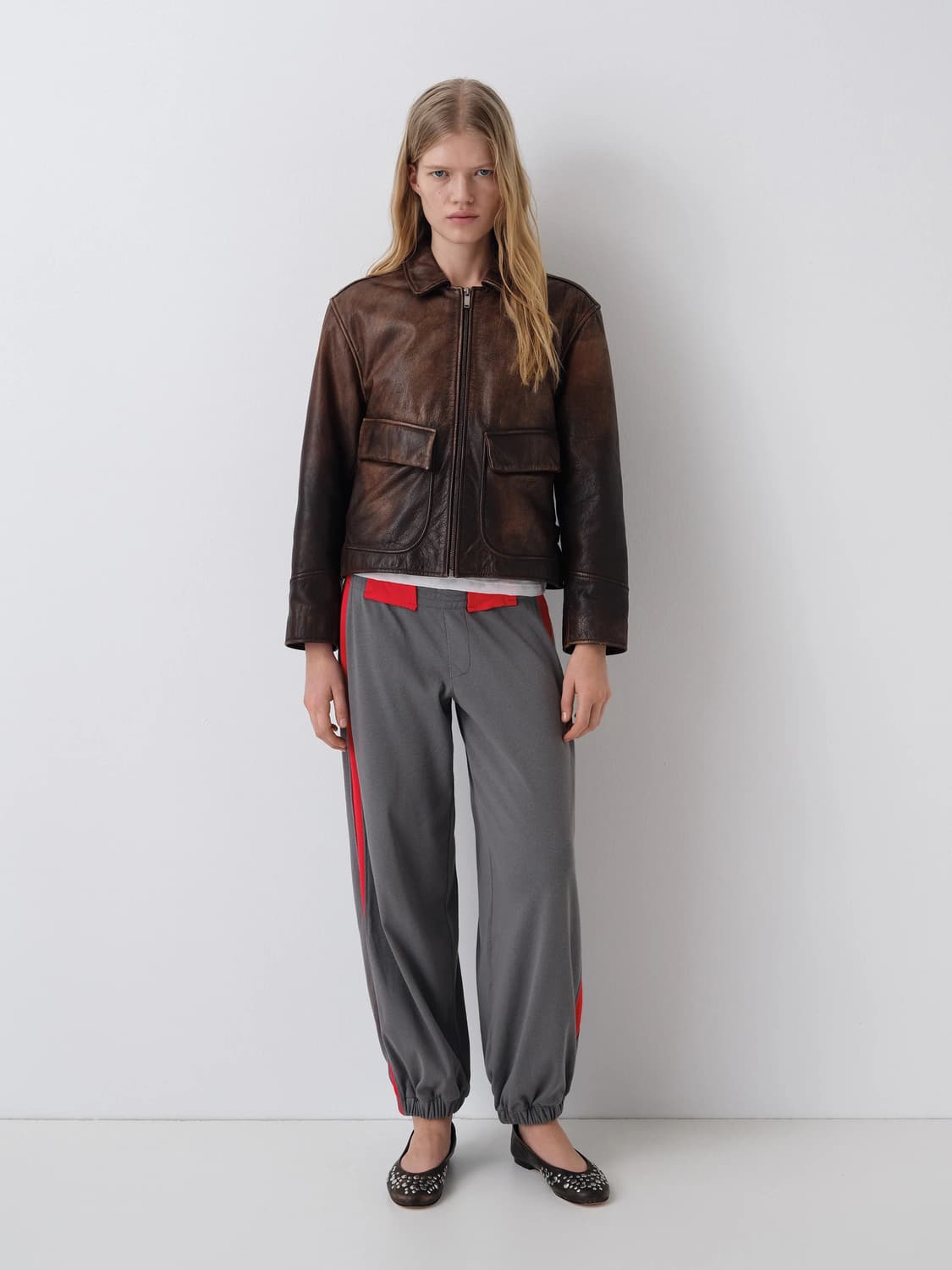 (40,41) 기마구아스 발레리나 스터드/ 페이드브라운 상품이미지6