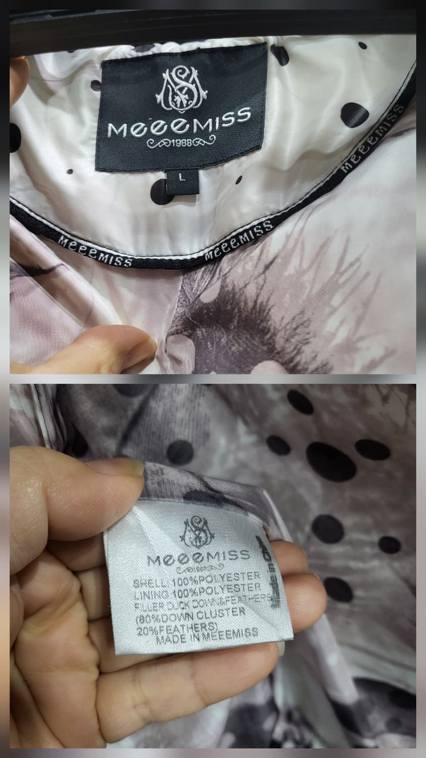 폭스 덕다운 벨트패딩 상품이미지10