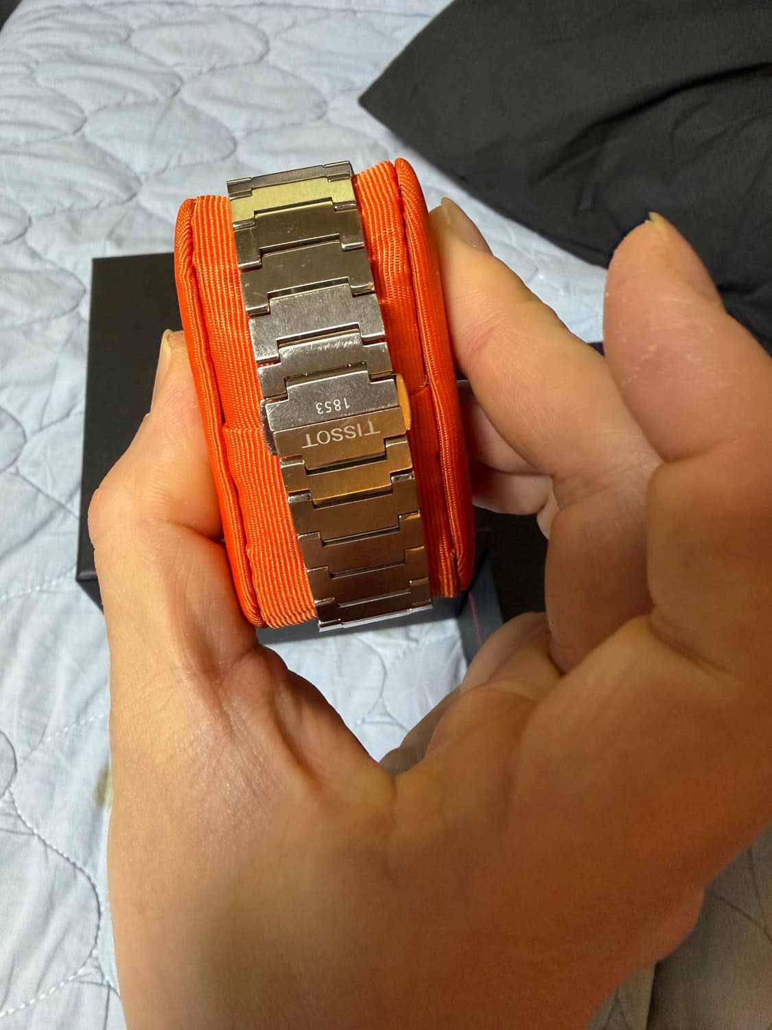 티쏘 PRX 40mm 로즈골드 쿼츠 시계 상품이미지2