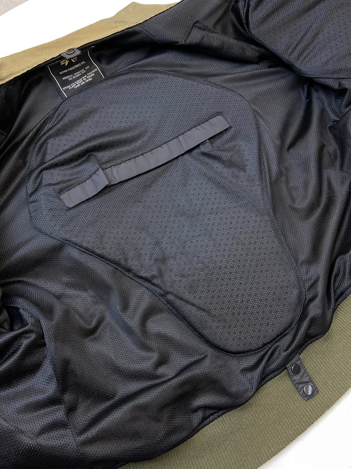 알파인더스트리 A-2 아머드 메쉬 플라이트 자켓 상품이미지5