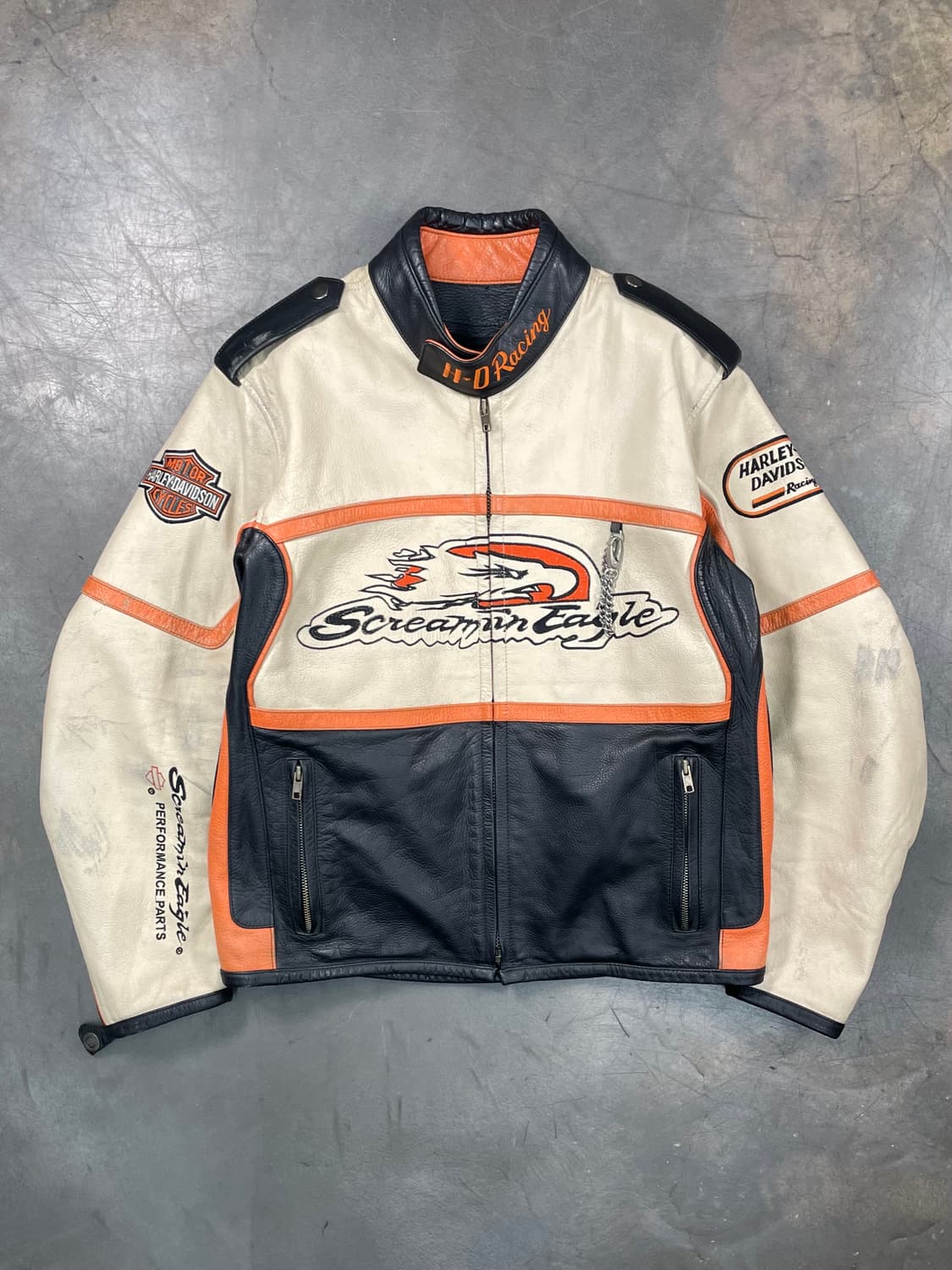 할리 데이비슨 이글 레더 바이커 자켓 상품이미지1