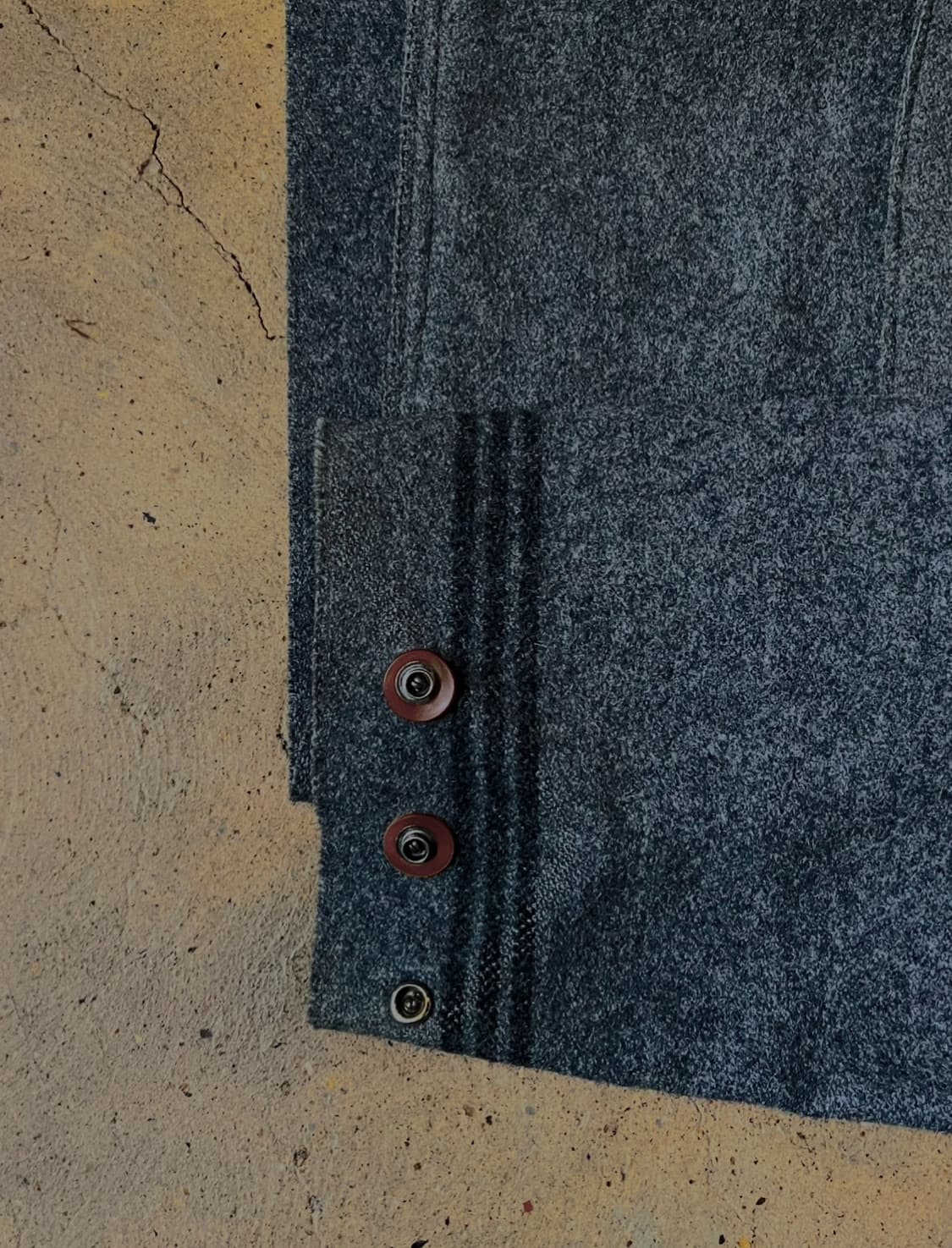 [L]92AW 스톤아일랜드 울 후드 3포켓 숏 코트 자켓 아카이브 상품이미지8