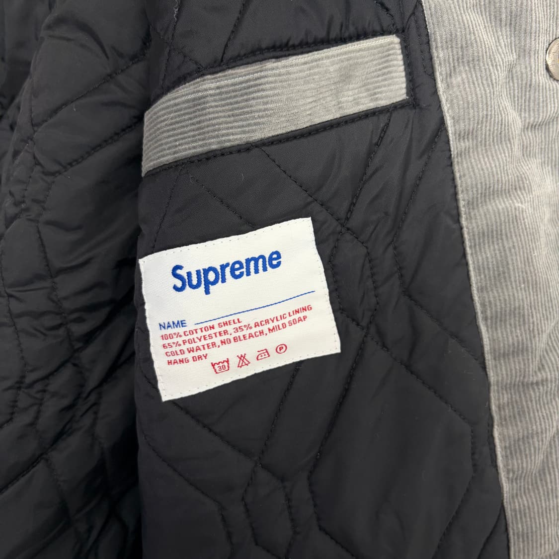 00s 슈프림 후드 코듀로이 바시티 자켓 상품이미지6