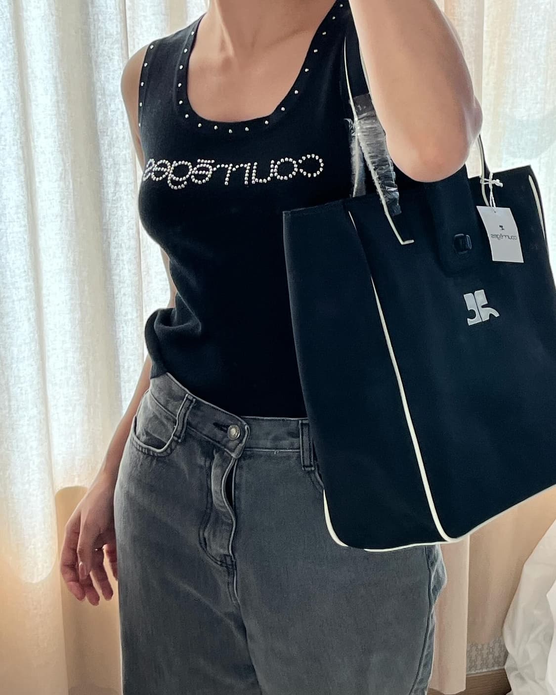 (택,새상품)꾸레쥬 숄더백 상품이미지9