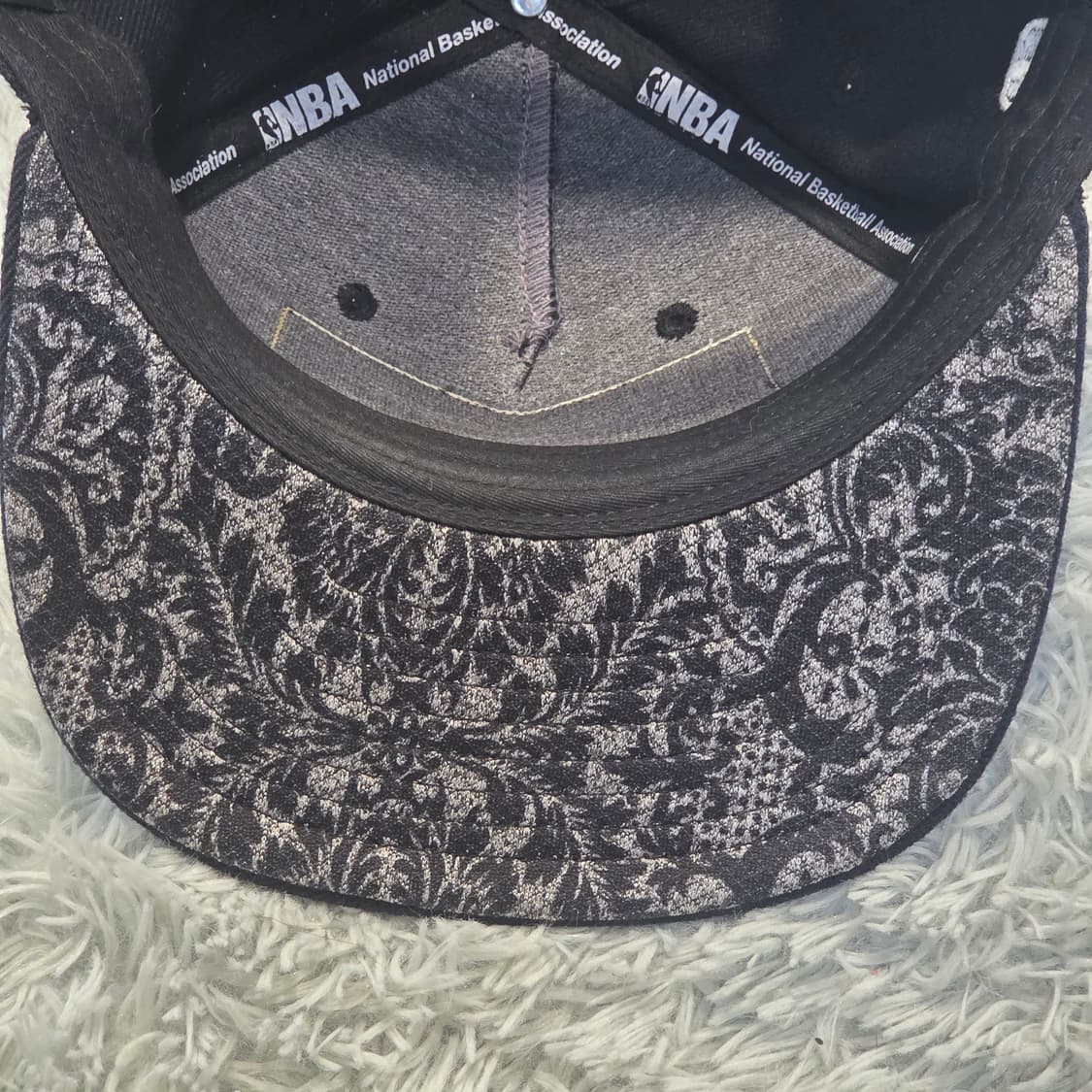 L8-1:NBA 시카고 불스 하이플랫 스냅백 블랙 (약 56–59cm)
 상품이미지6