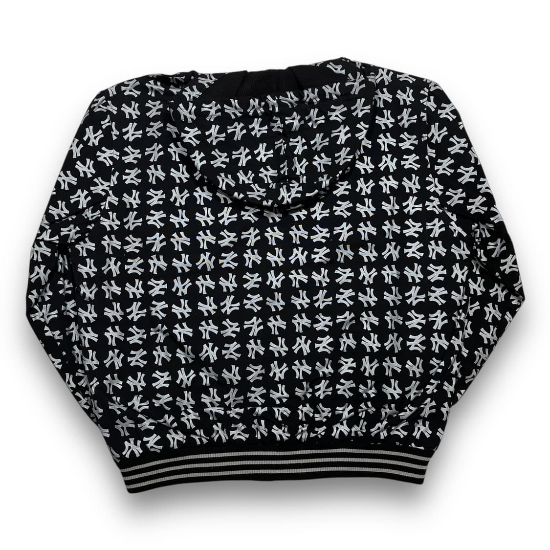 MLB G-lll 양키즈 멀티 로고 패턴 올드스쿨 후디 집업 상품이미지5