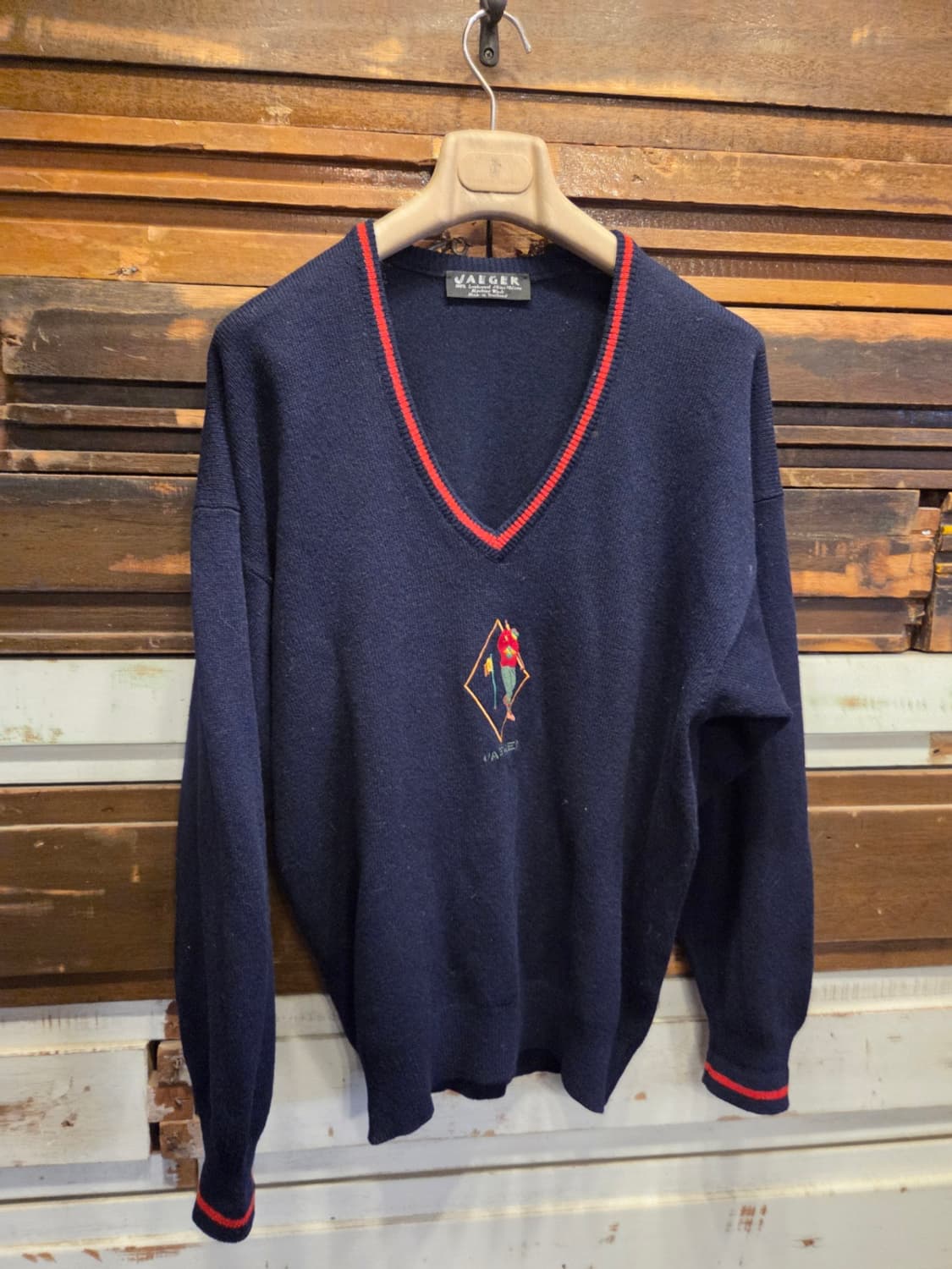 Jaeger 스코틀랜드 메이드 램스울니트  상품이미지3