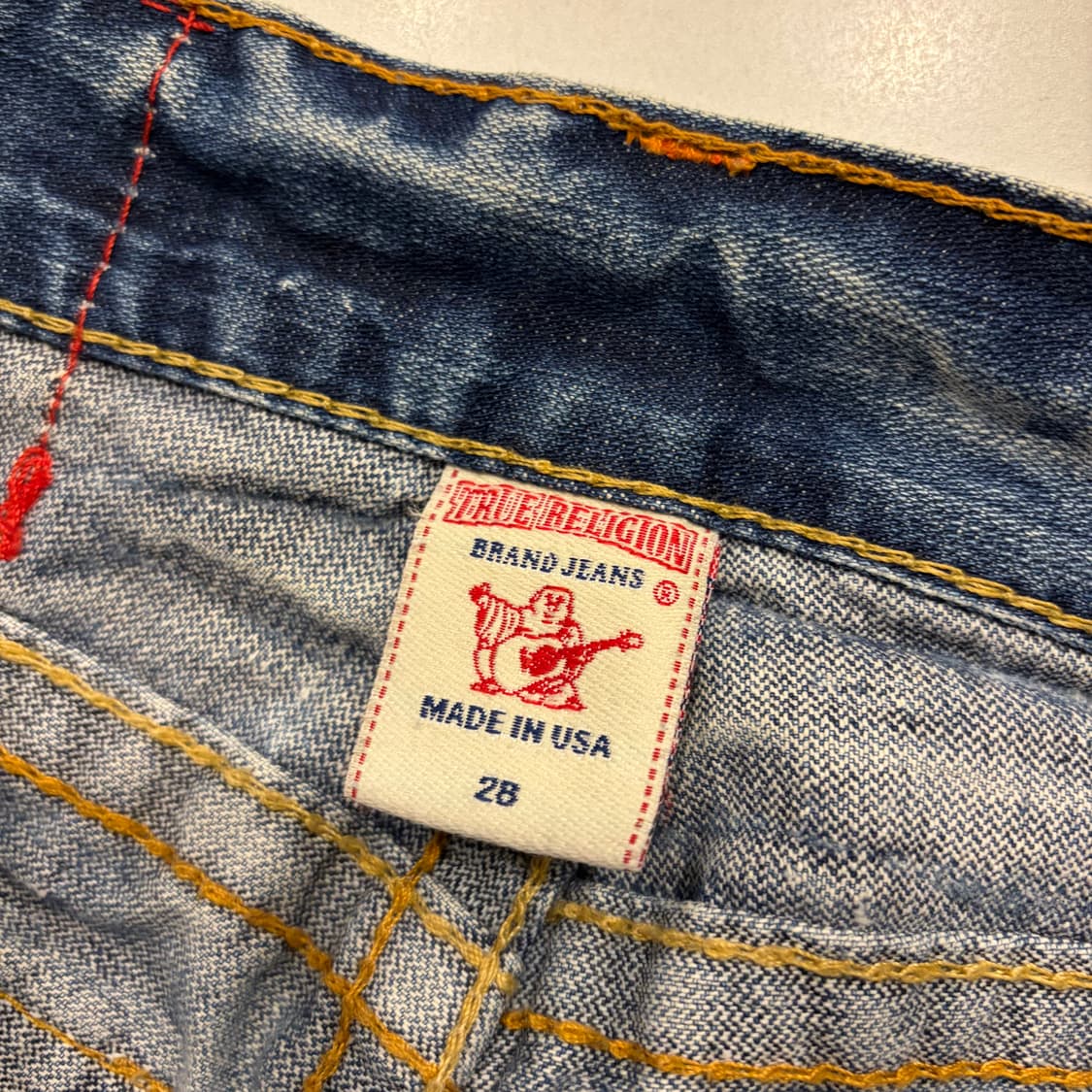 [28x34] 트루릴리젼 레인보우 조이 데님 팬츠 B837 상품이미지9