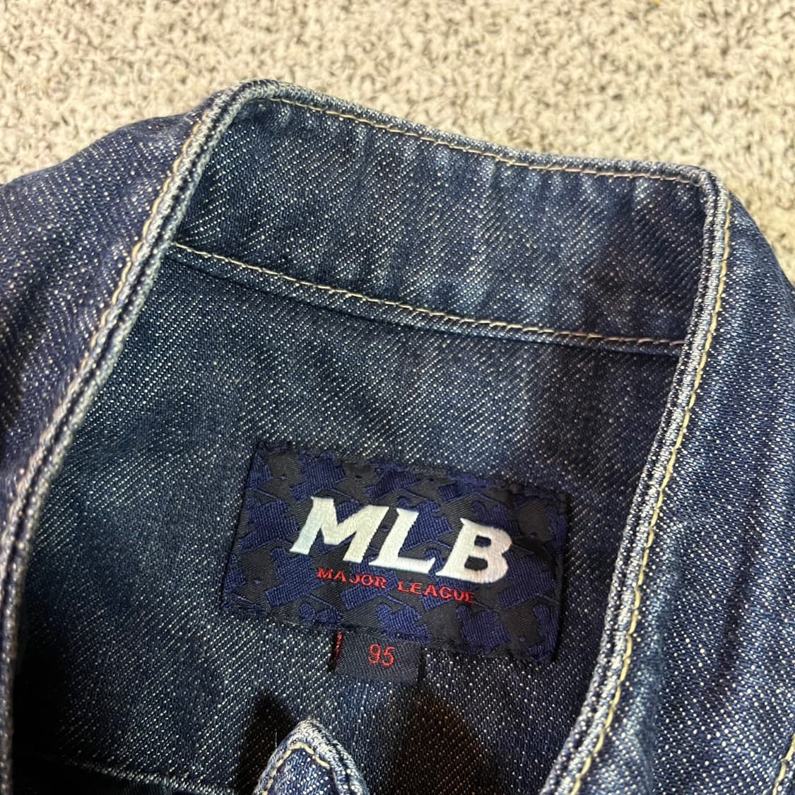 엠엘비 뉴욕양키스 우먼 데님 자켓 상품이미지4