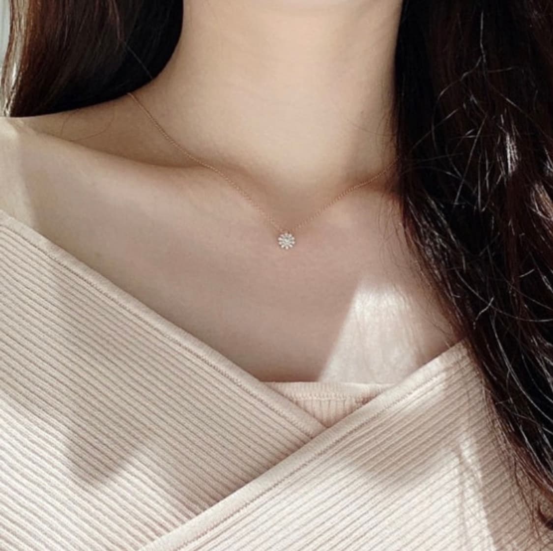 다미아니 마르게리타 6mm 원써클 네크리스 화이트골드 목걸이 디올 프라다 상품이미지4