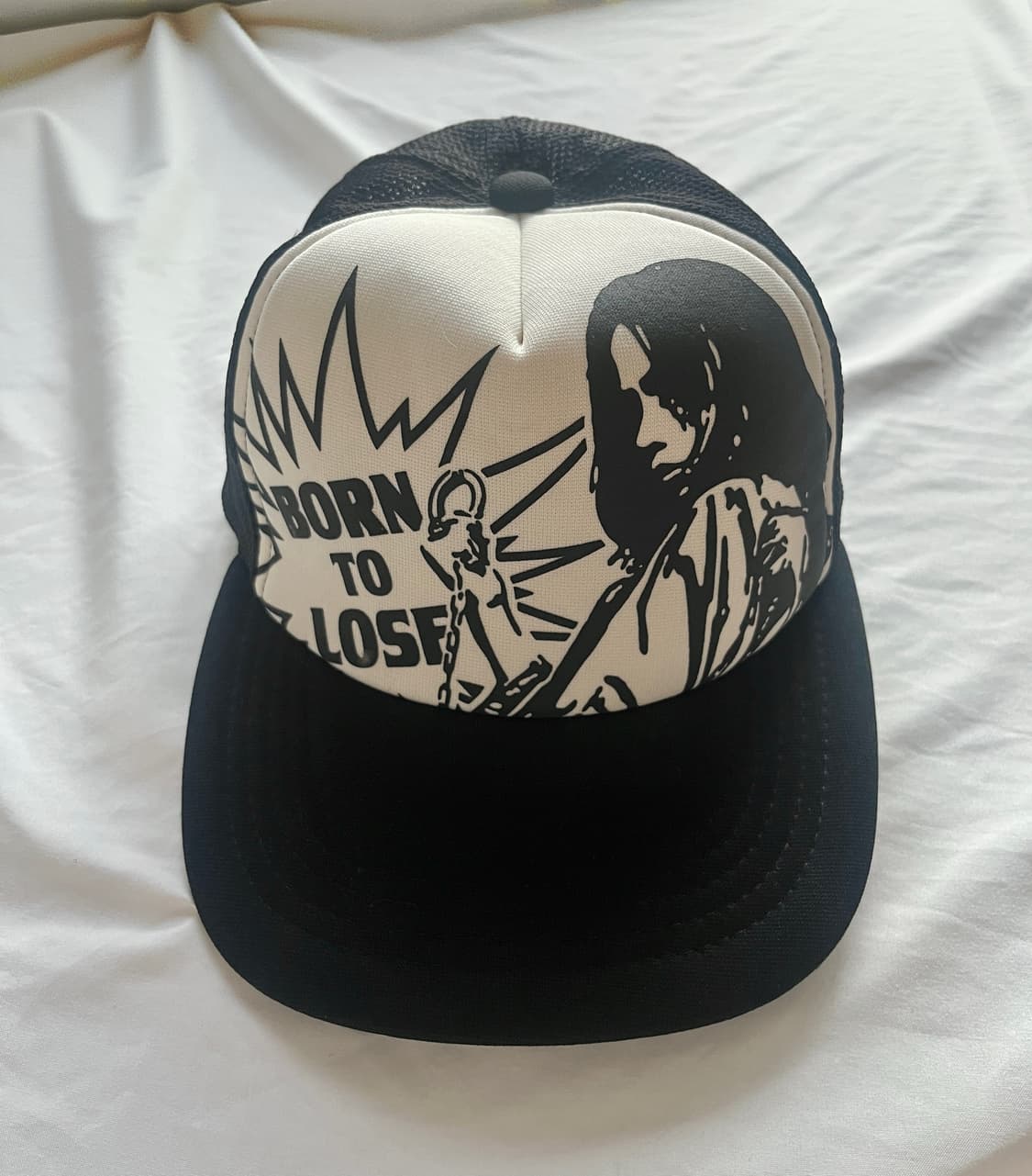 히스테릭 글래머 BORN TO LOSE 장발남 메쉬 캡 모자 상품이미지1