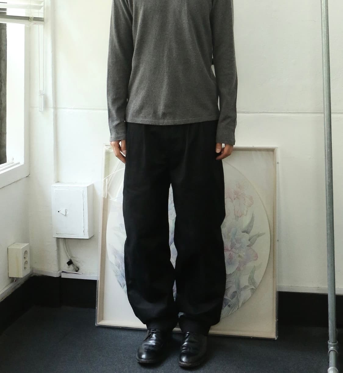  MHL 블랙 트라우저  상품이미지1