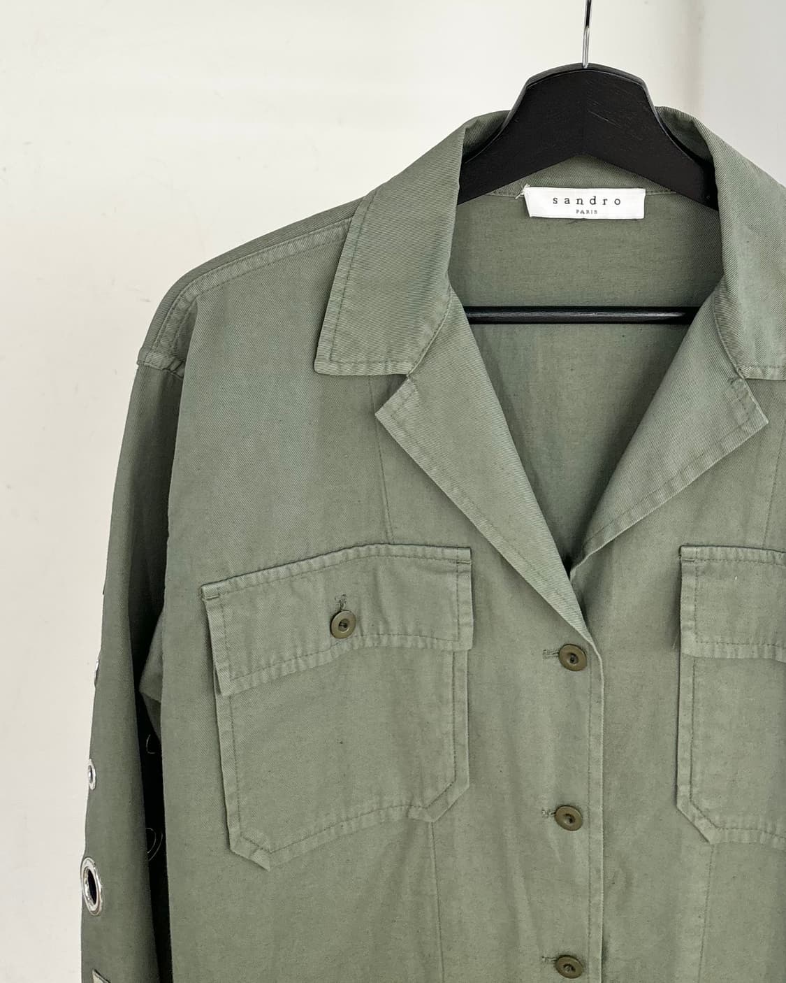 산드로 카키 셔츠 상품이미지3
