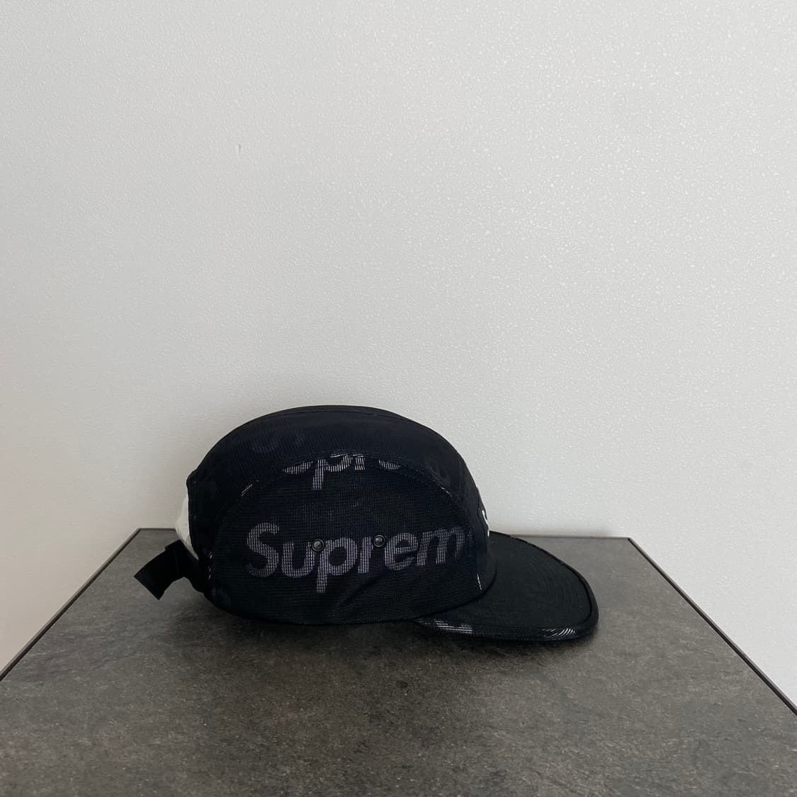(OS) 슈프림 박스로고 캠프캡 모자 렌티큘러 블랙 상품이미지3