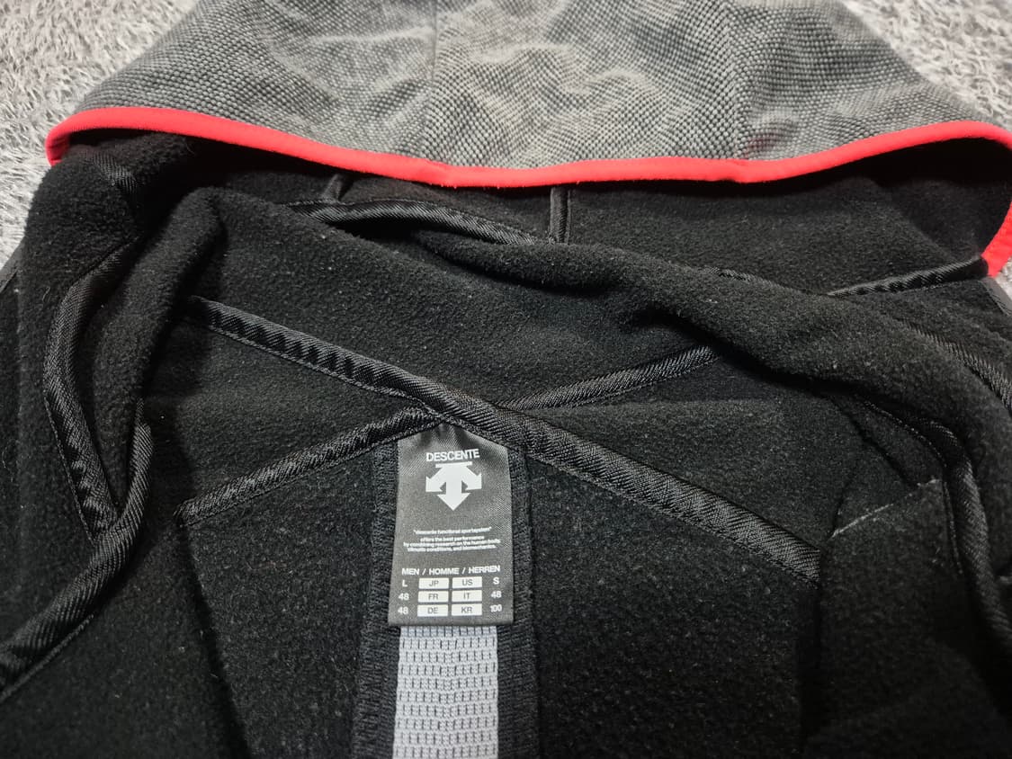 데상트 남성 기모 집업후드 자켓 100 상품이미지6