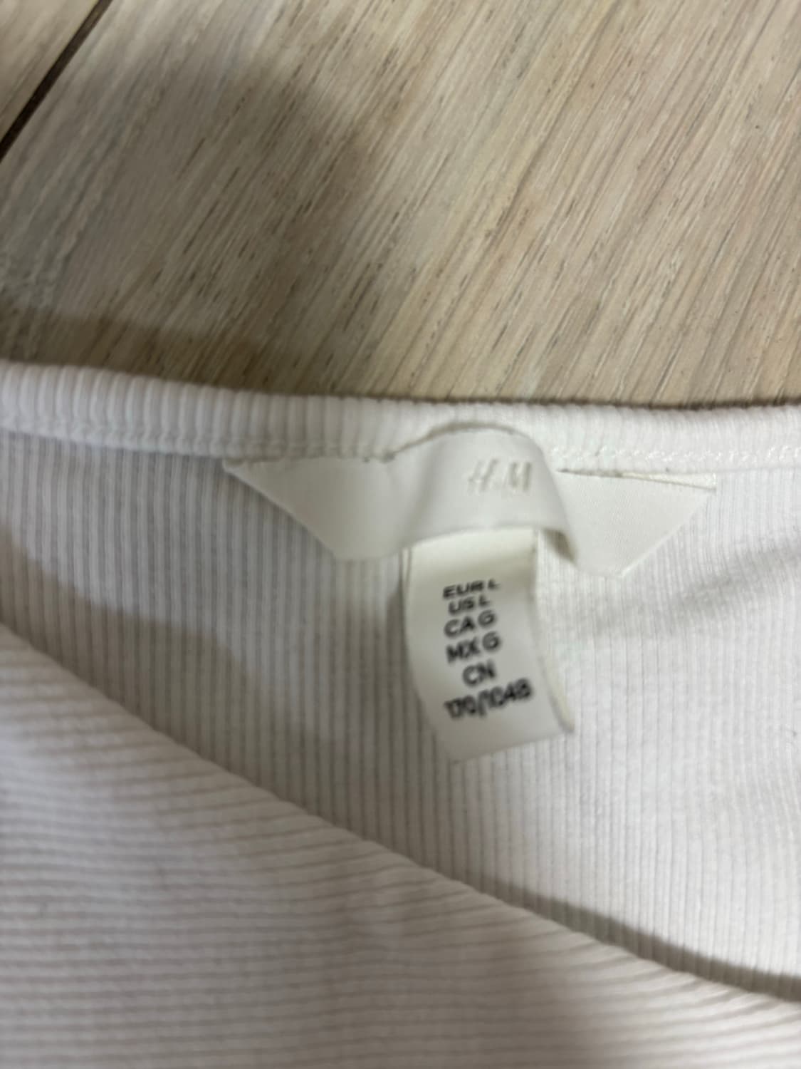 H&M 여성 화이트 나시 L 상품이미지2