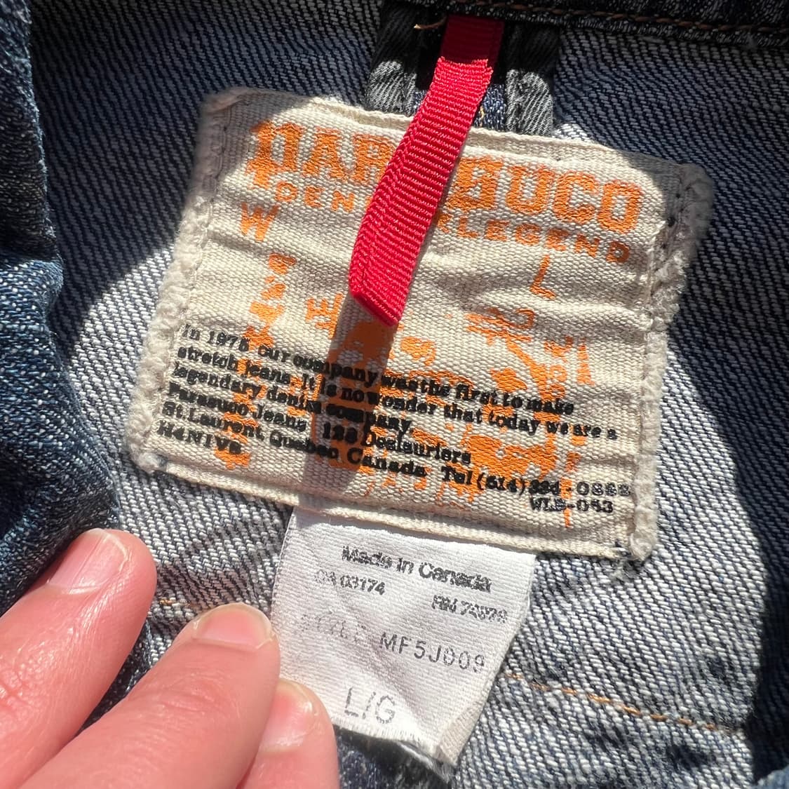 Parasuco 보로 웨스턴 데님 자켓 상품이미지8