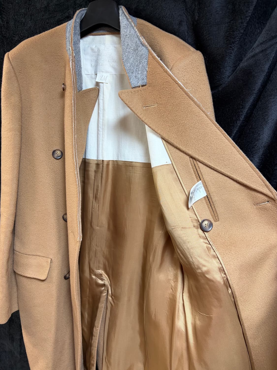 마르지엘라 x H&M 콜라보 카멜 롱코트 50 상품이미지8