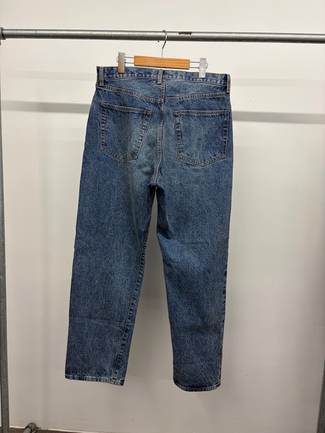 (34) 캡틴선샤인 5P 지퍼 프론트 데님 팬츠 빈티지 워시 상품이미지3